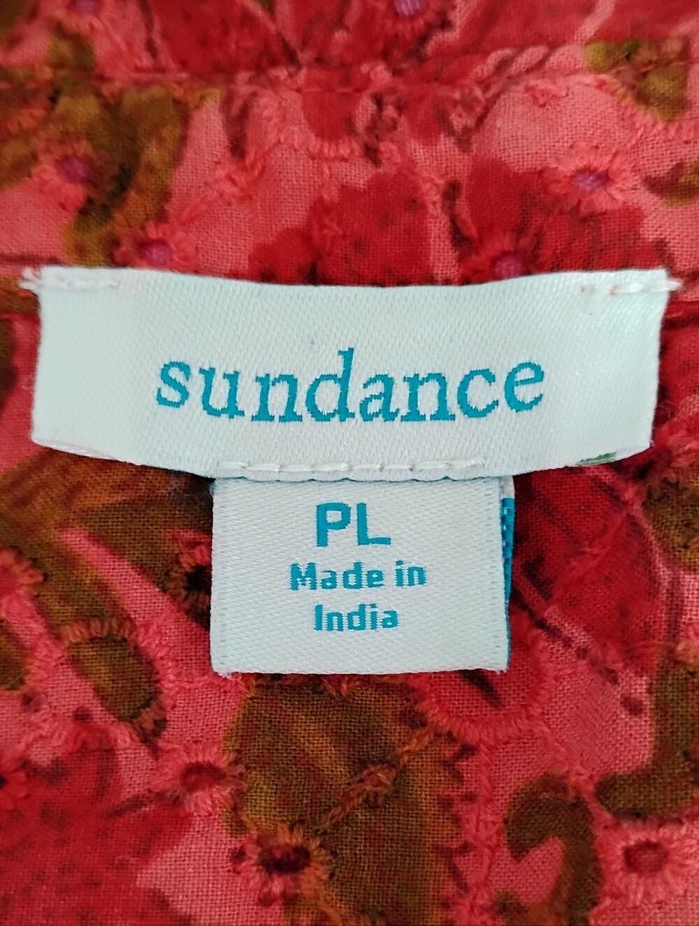 SUNDANCE EYELET LACE BLOUSE - Picture 2 of 9